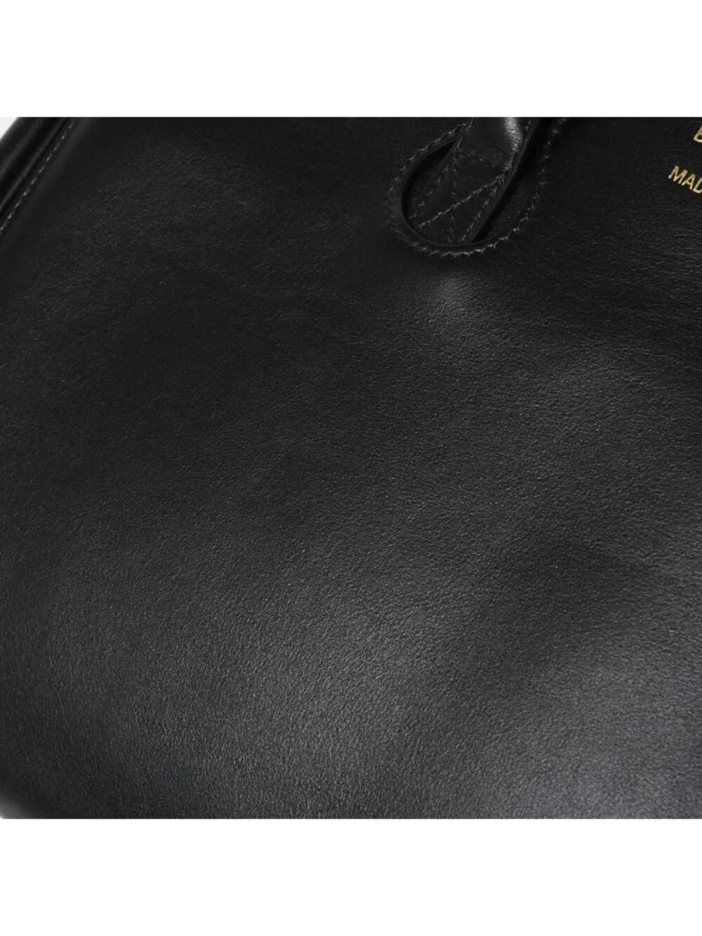 Balenciaga Bel Air Medium Carryall Leather 2-Way Handbag Black Gold